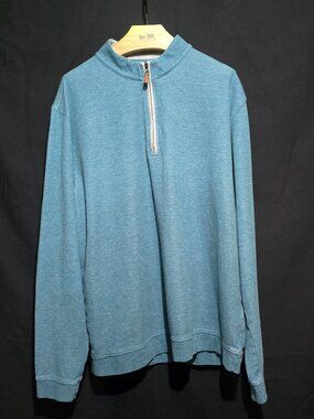 Johnnie-O Men's Sully 1/4 Zip Pullover - Blue Grass - Sz XL*